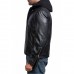 Paul Walker Black Hoodie Leather Jacket